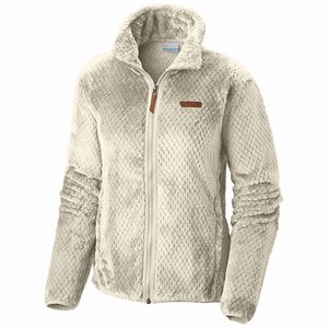 Columbia Fire Side™ II Sherpa Full Zip Skinna Dam Grå/Vita (OJRXY8423)